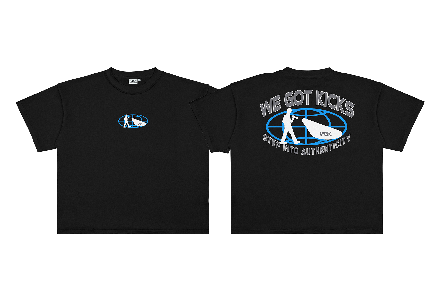 WGK OVERSIZE T SHIRTS We Got Kicks