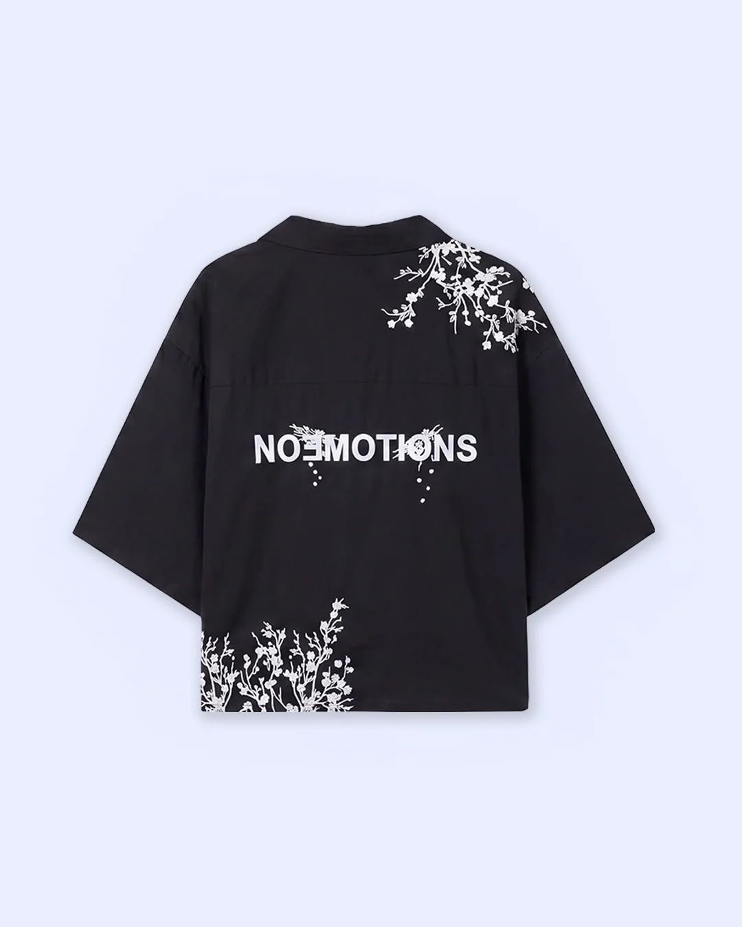 Noemotions Flower Shirt Black