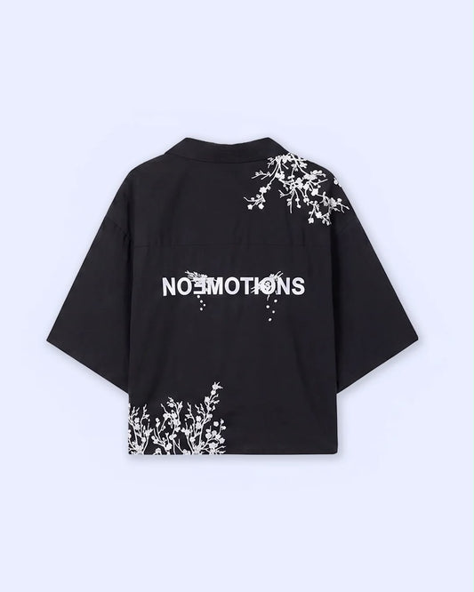 Noemotions Flower Shirt Black