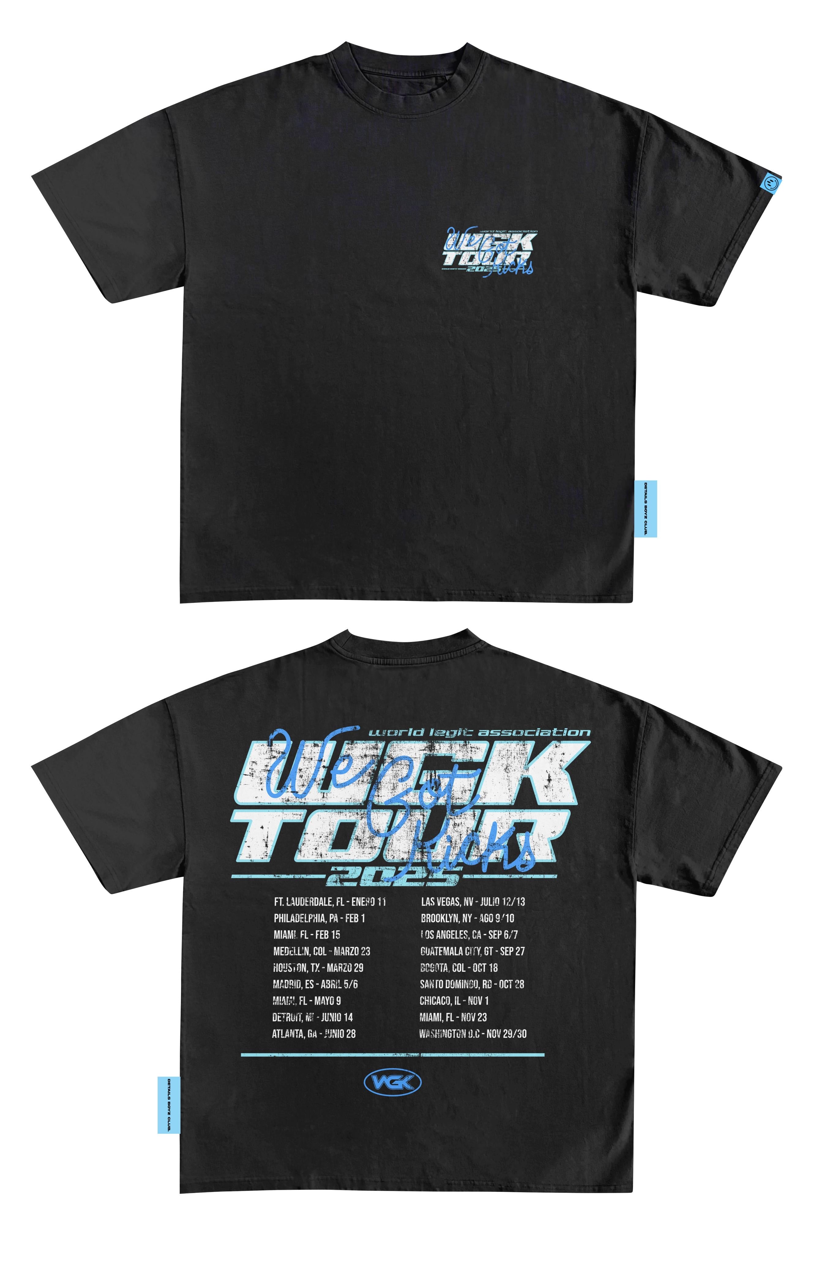 WGK World Tour Tee 2025 – WE GOT KICKS
