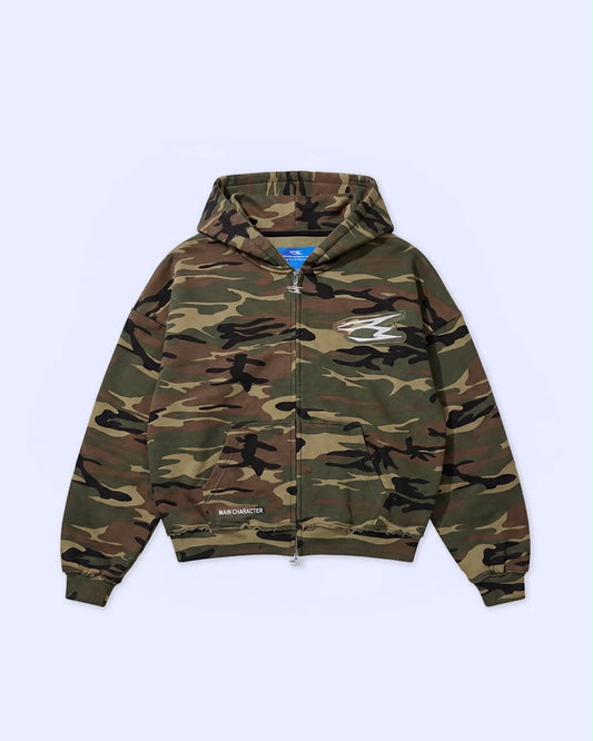 Noemotions Camo Zip Up