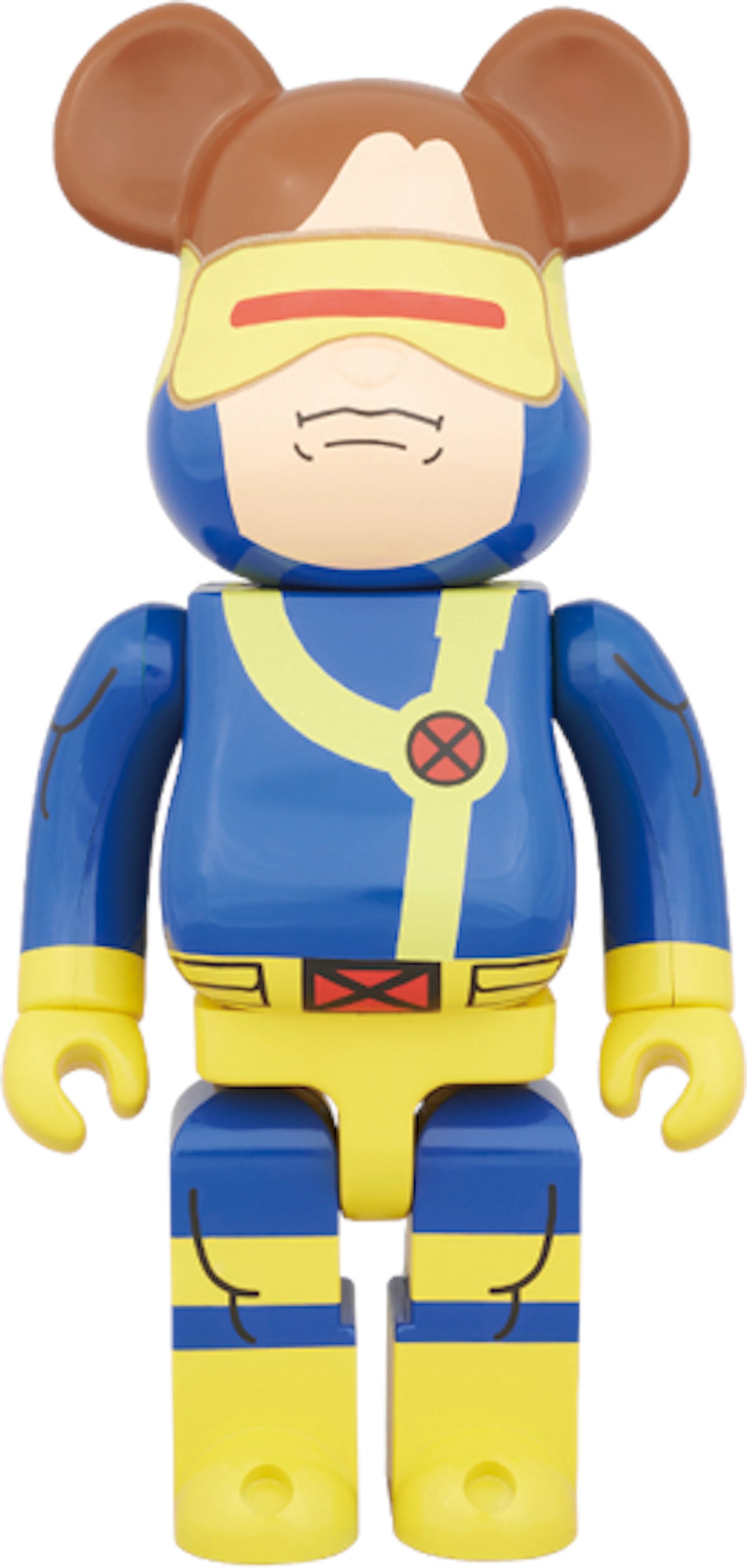 Bearbrick x Marvel Cyclops 400% Blue/ Yellow