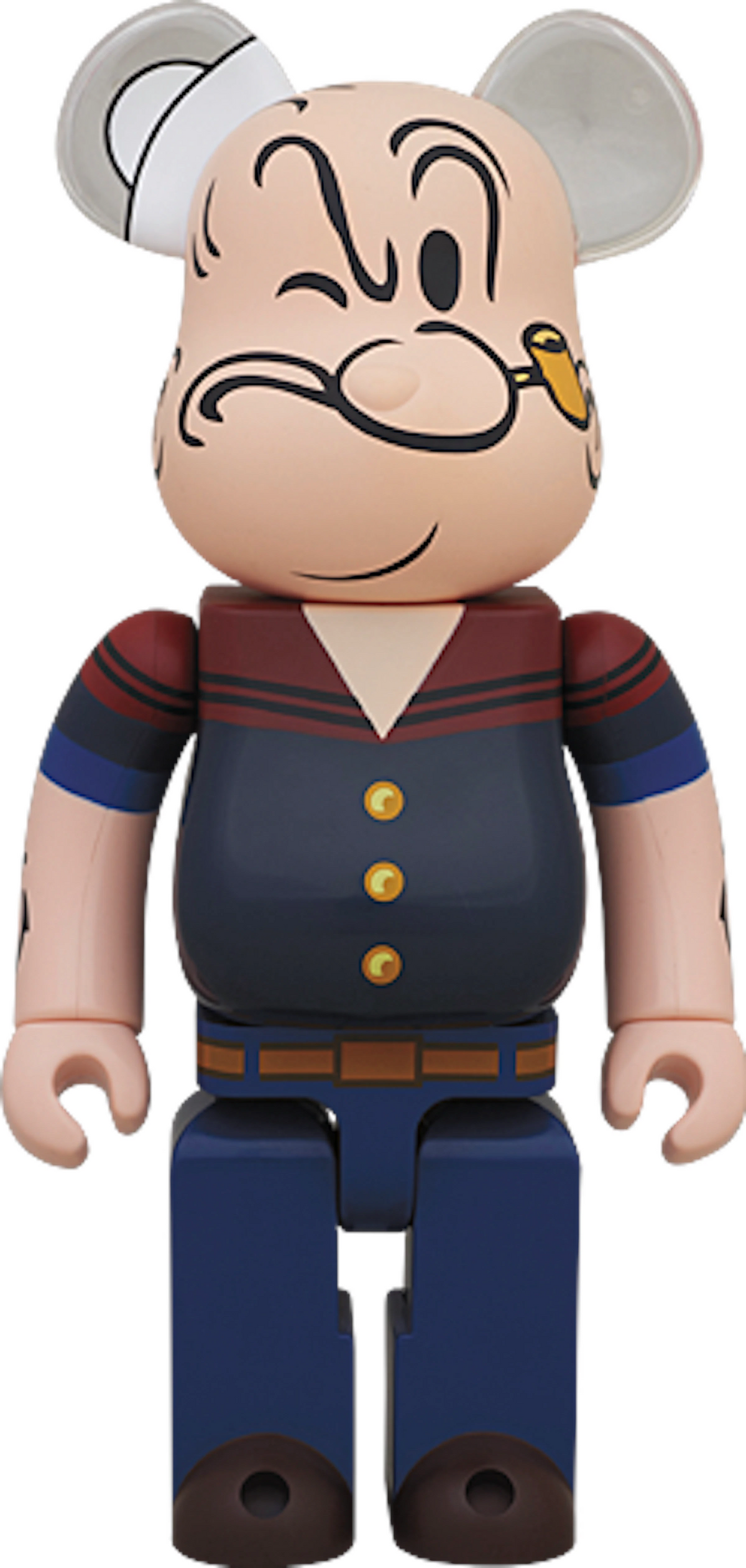 Bearbrick DRX Navy Popeye The Sailor Man 400% Blue