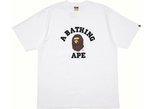 BAPE College Tee White