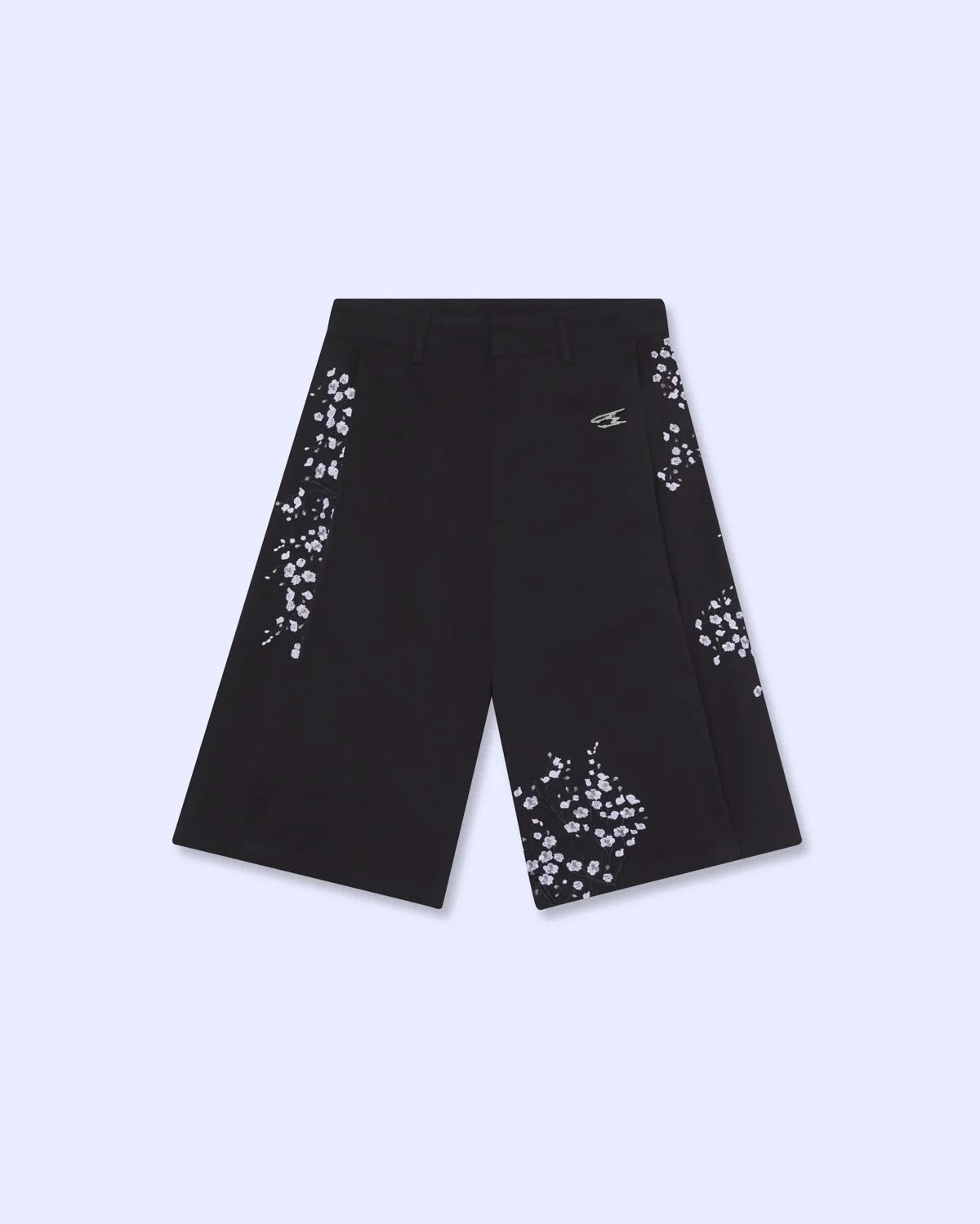 Noemotions Flower Jorts Black