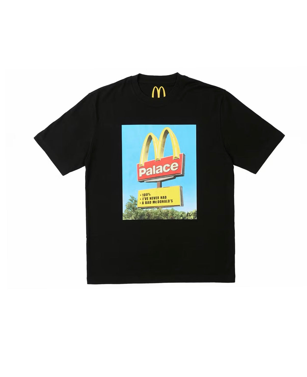 Palace McDonalds Tees Black Blue