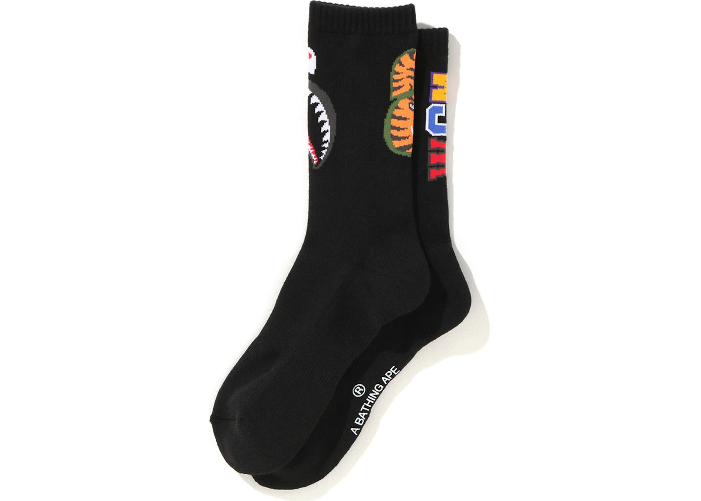 BAPE Shark Socks Black