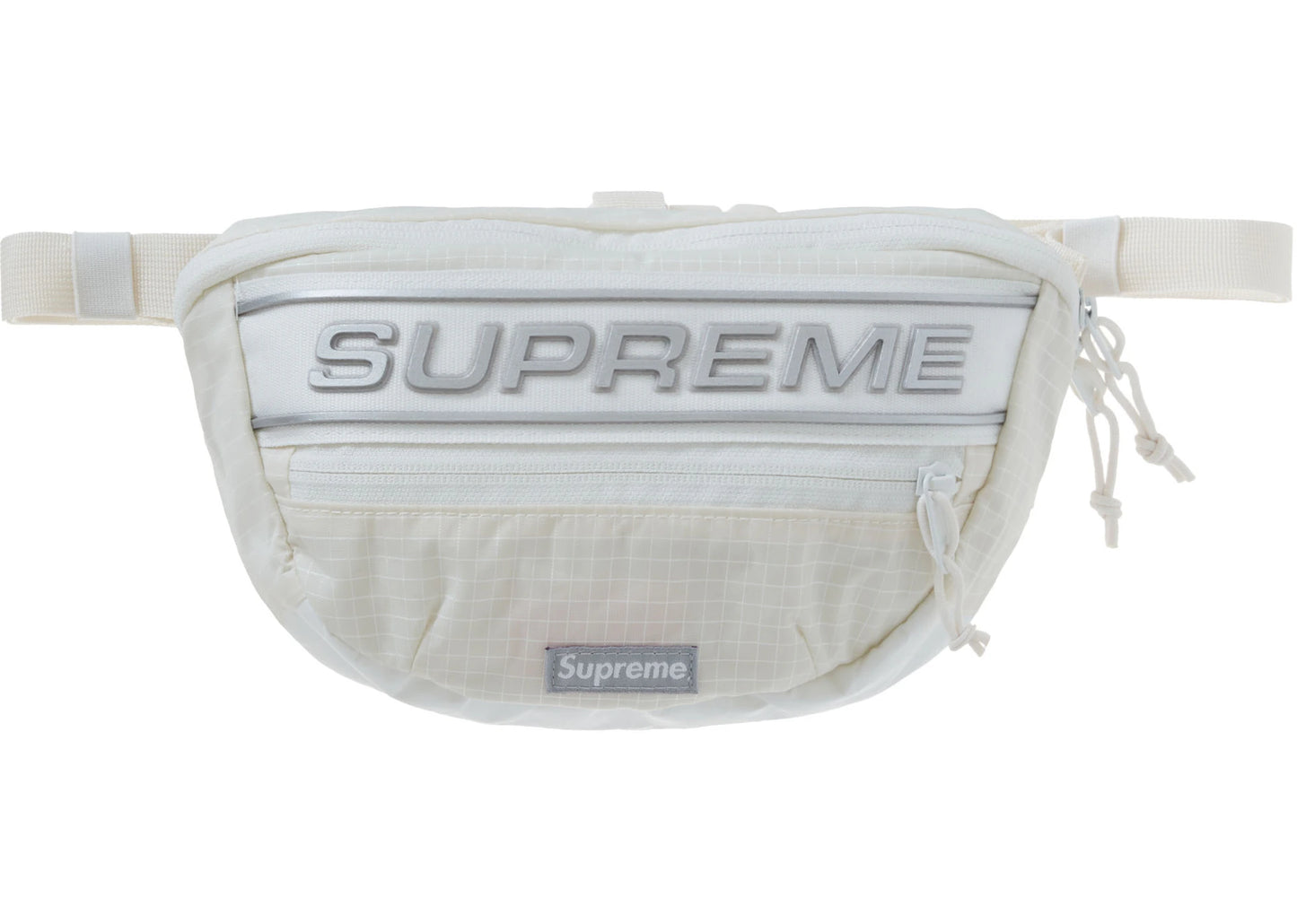 Supreme Logo Waist Bag White