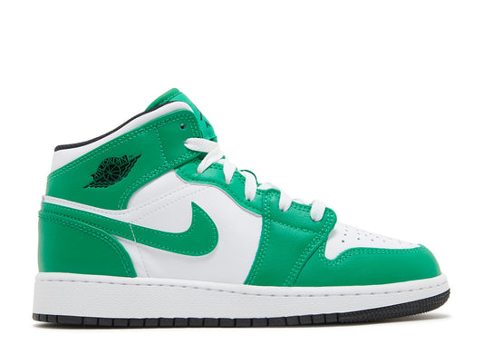 Air Jordan 1 Mid GS Lucky Green