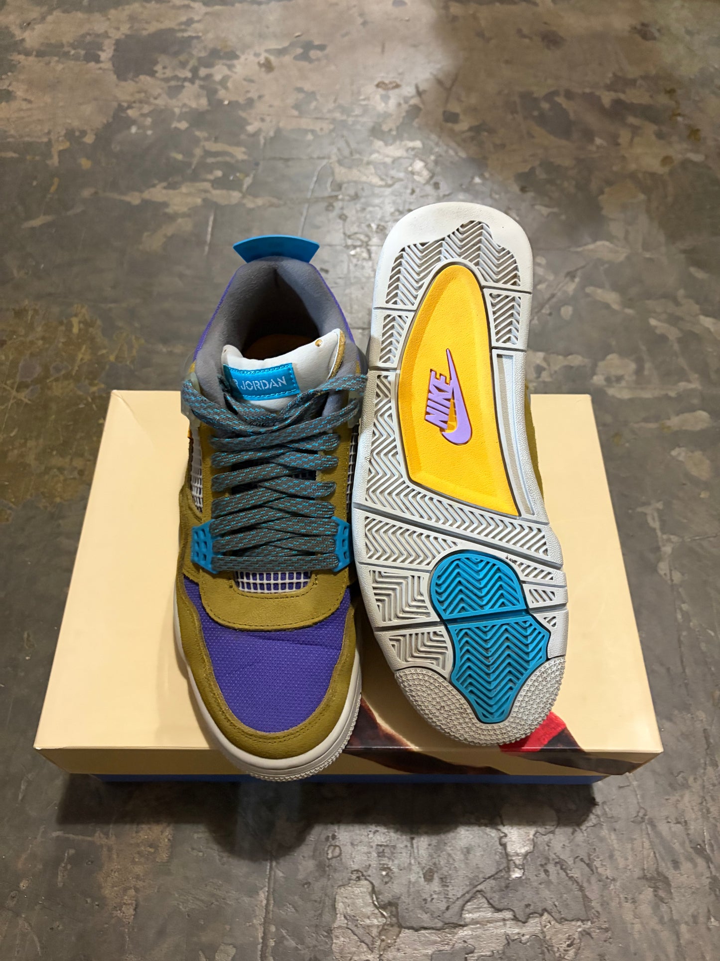 Jordan 4 Retro SP 30th Anniversary Union Desert Moss