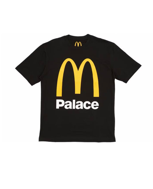 Palace McDonalds Tees Black