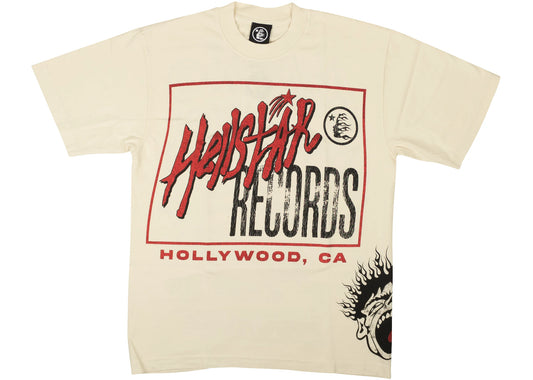 Hellstar Records T-shirt Off-White